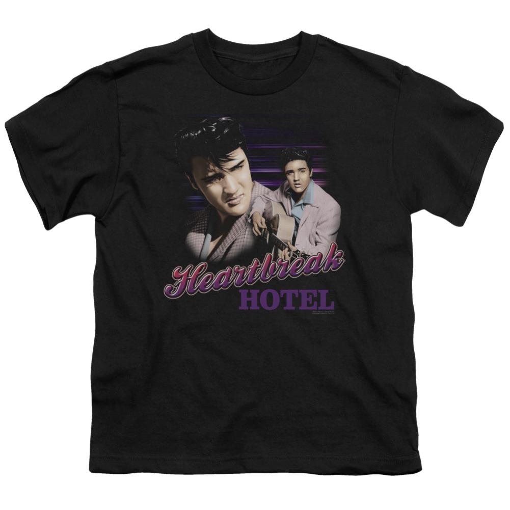 Elvis Presley Heartbreak Hotel Youth 18/1 100% Cotton Short-Sleeve T-Shirt