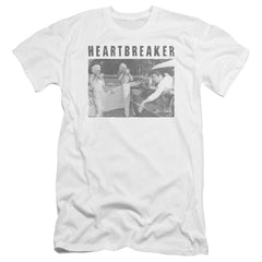 Elvis Presley Heartbreaker Men's Ultra-Soft 30/1 Cotton Slim Short-Sleeve T-Shirt