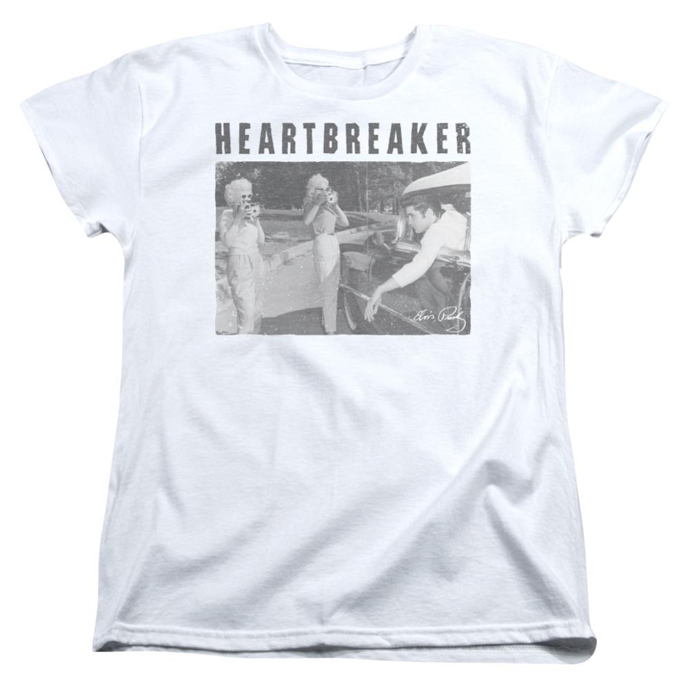 Elvis Presley Heartbreaker Women's 18/1 Cotton Short-Sleeve T-Shirt