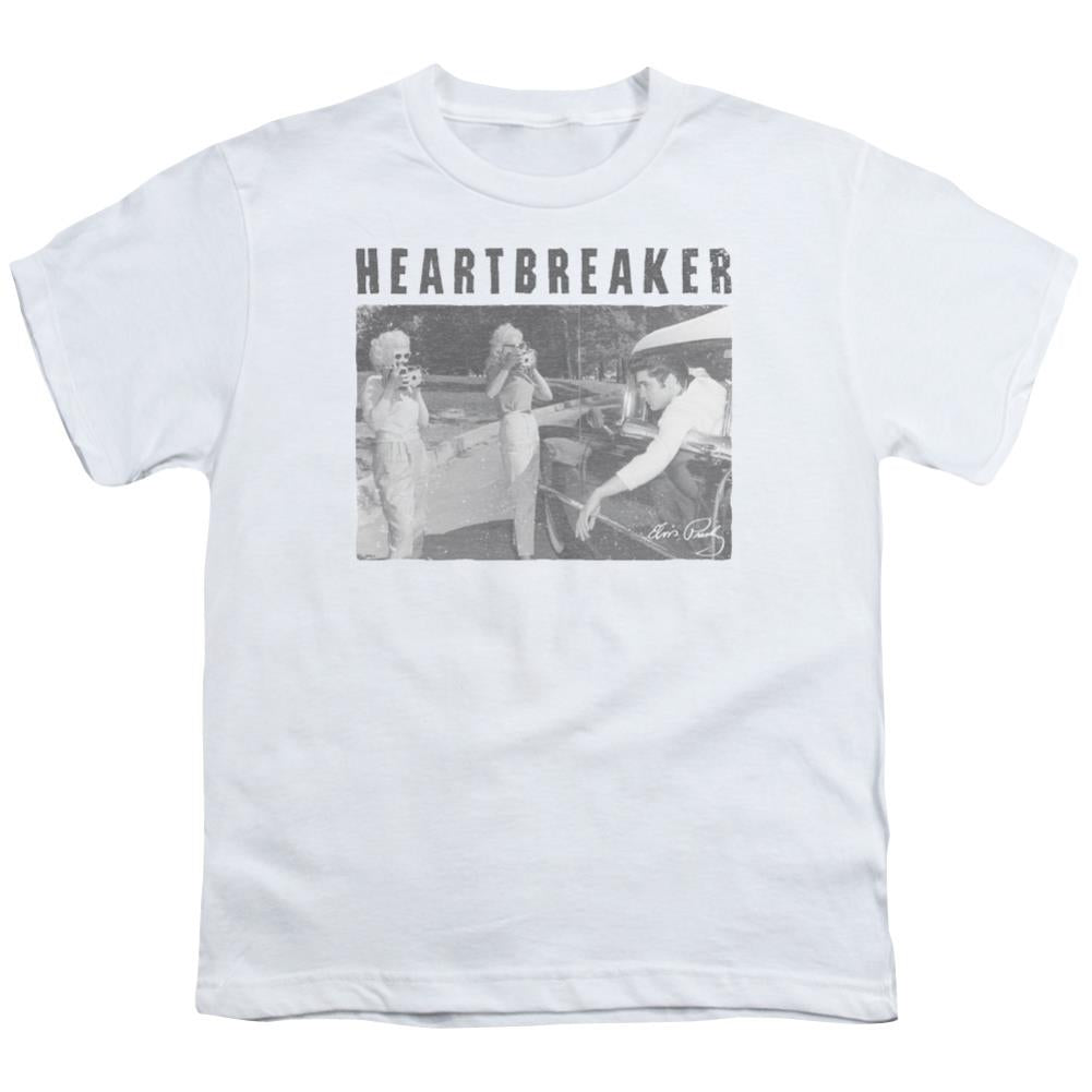 Elvis Presley Heartbreaker Youth 18/1 100% Cotton Short-Sleeve T-Shirt