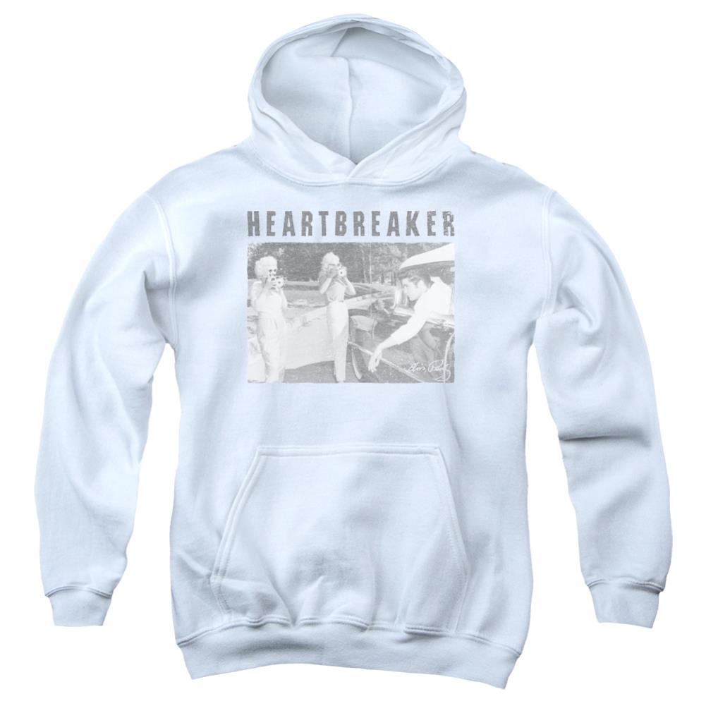 Elvis Presley Heartbreaker Youth Cotton Poly Pull-Over Hoodie