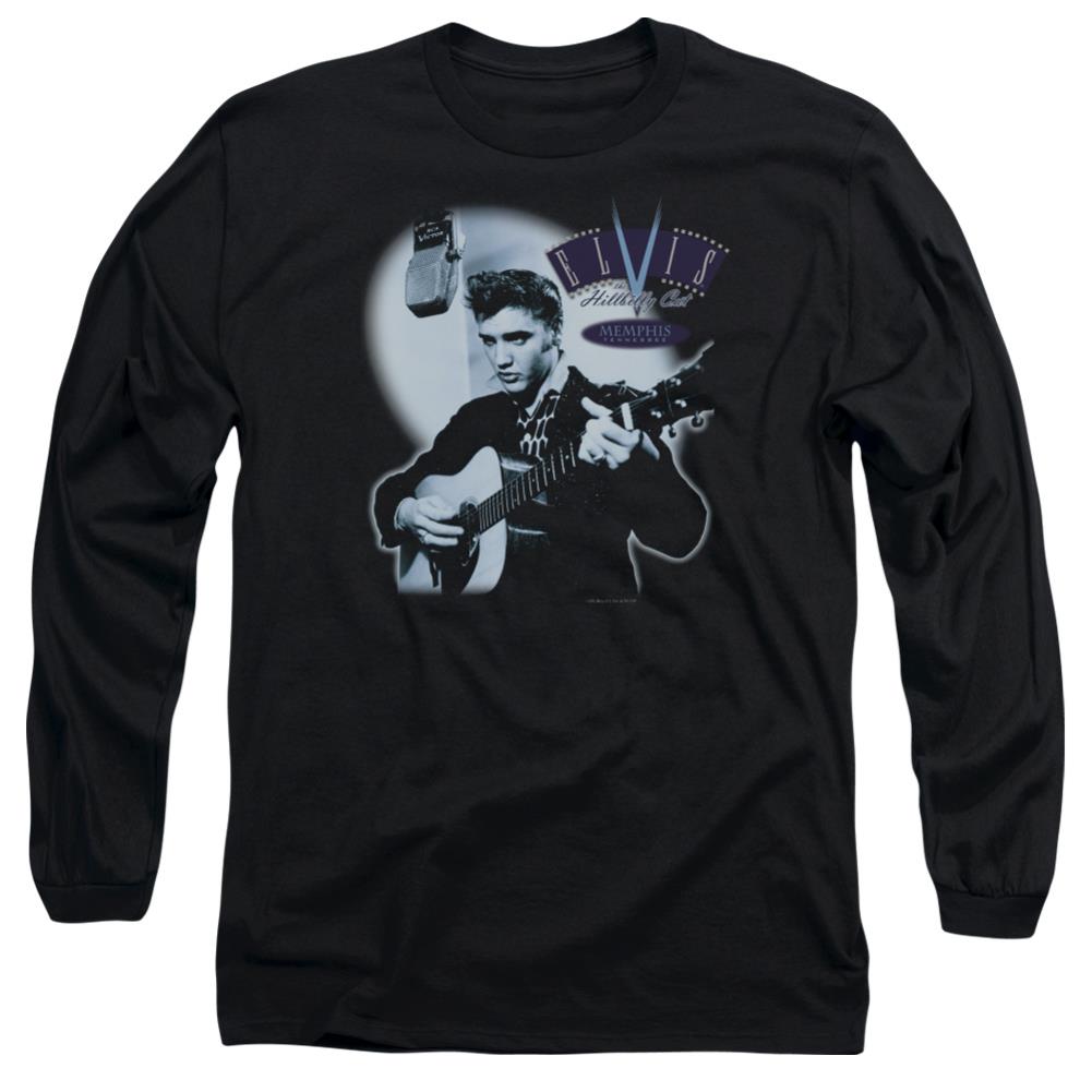 Elvis Presley Hillbilly Cat Men's 18/1 Cotton Long-Sleeve T-Shirt