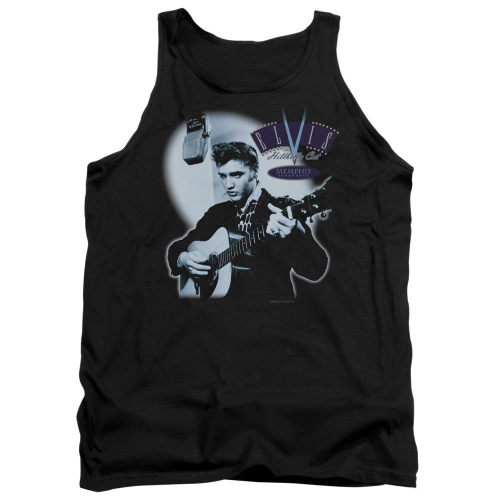 Elvis Presley Hillbilly Cat Men's 18/1 Cotton Tank Top