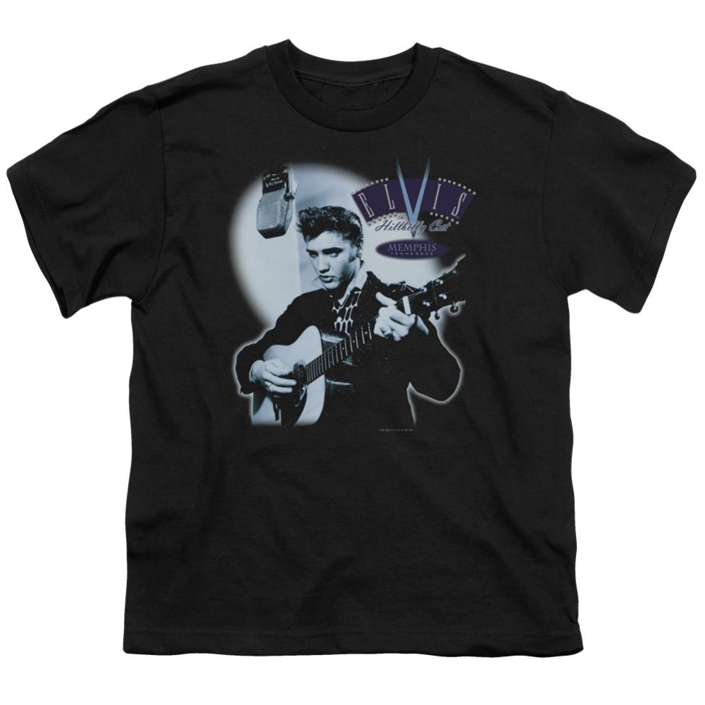 Elvis Presley Hillbilly Cat Youth 18/1 100% Cotton Short-Sleeve T-Shirt