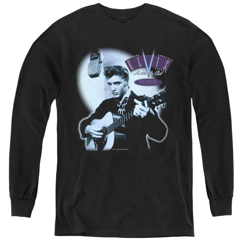Elvis Presley Hillbilly Cat Youth Long-Sleeve T-Shirt