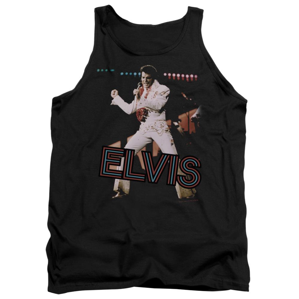 Elvis Presley Hit The Lights Men's 18/1 Cotton Tank Top
