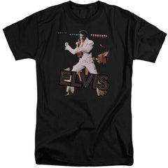 Elvis Presley Hit The Lights Men's 18/1 Tall Cotton Short-Sleeve T-Shirt