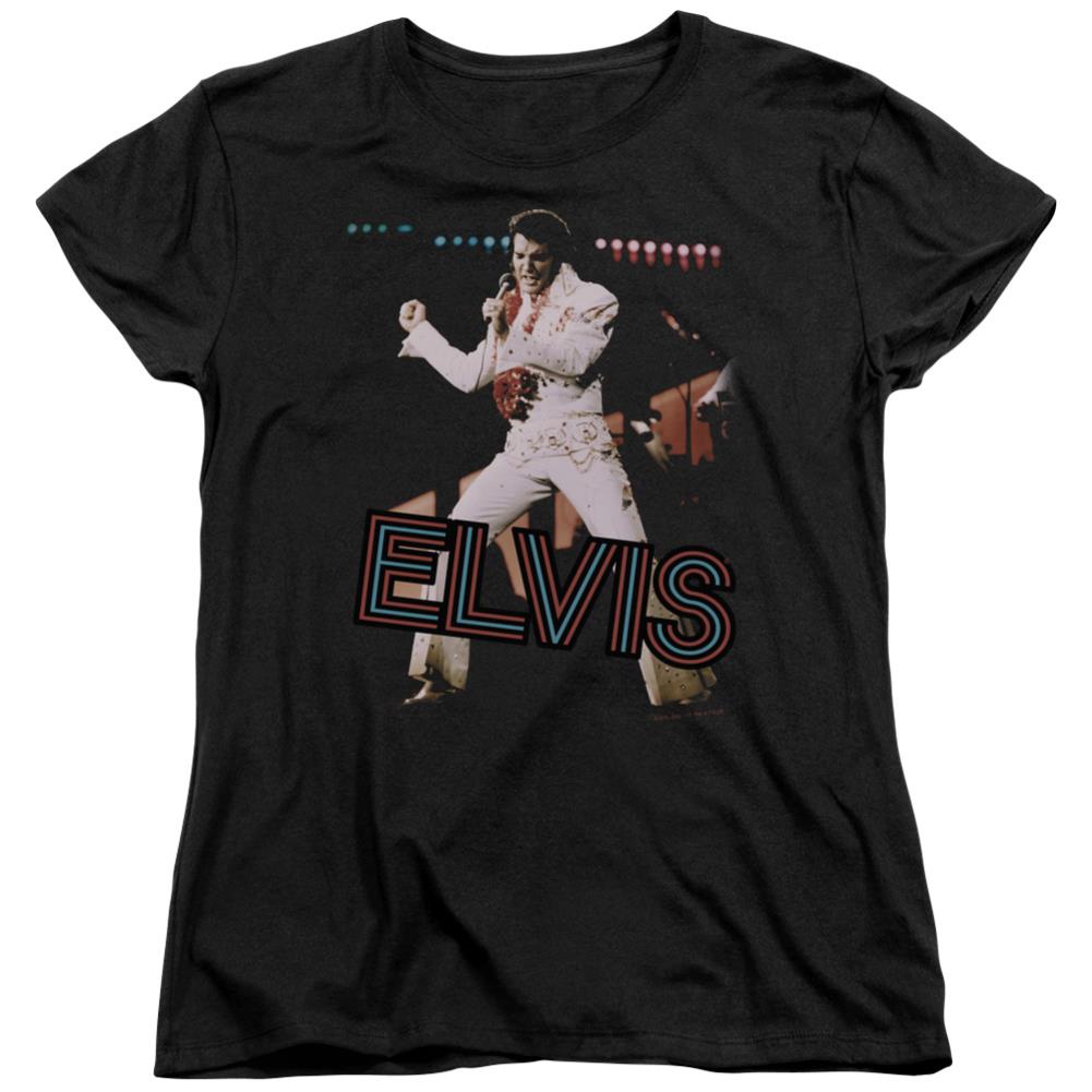 Elvis Presley Hit The Lights Women's 18/1 Cotton Short-Sleeve T-Shirt