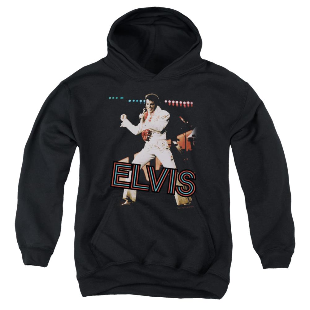 Elvis Presley Hit The Lights Youth Cotton Poly Pull-Over Hoodie