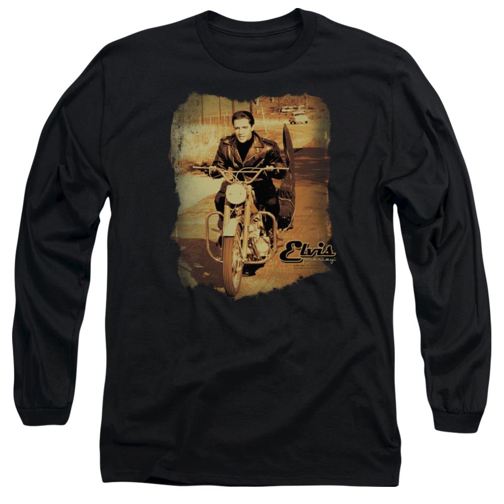 Elvis Presley Hit The Road Men's 18/1 Cotton Long-Sleeve T-Shirt