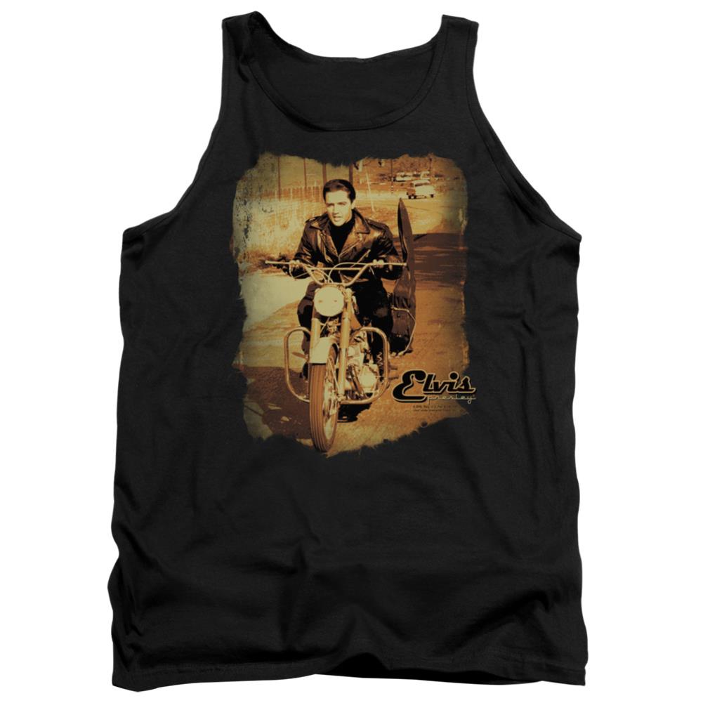 Elvis Presley Hit The Road Men's 18/1 Cotton Tank Top