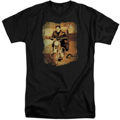 Elvis Presley Hit The Road Men's 18/1 Tall Cotton Short-Sleeve T-Shirt