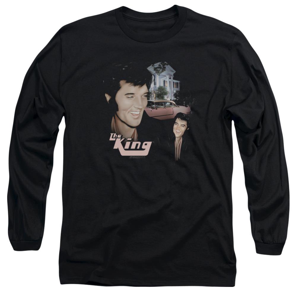 Elvis Presley Home Sweet Home Men's 18/1 Cotton Long-Sleeve T-Shirt