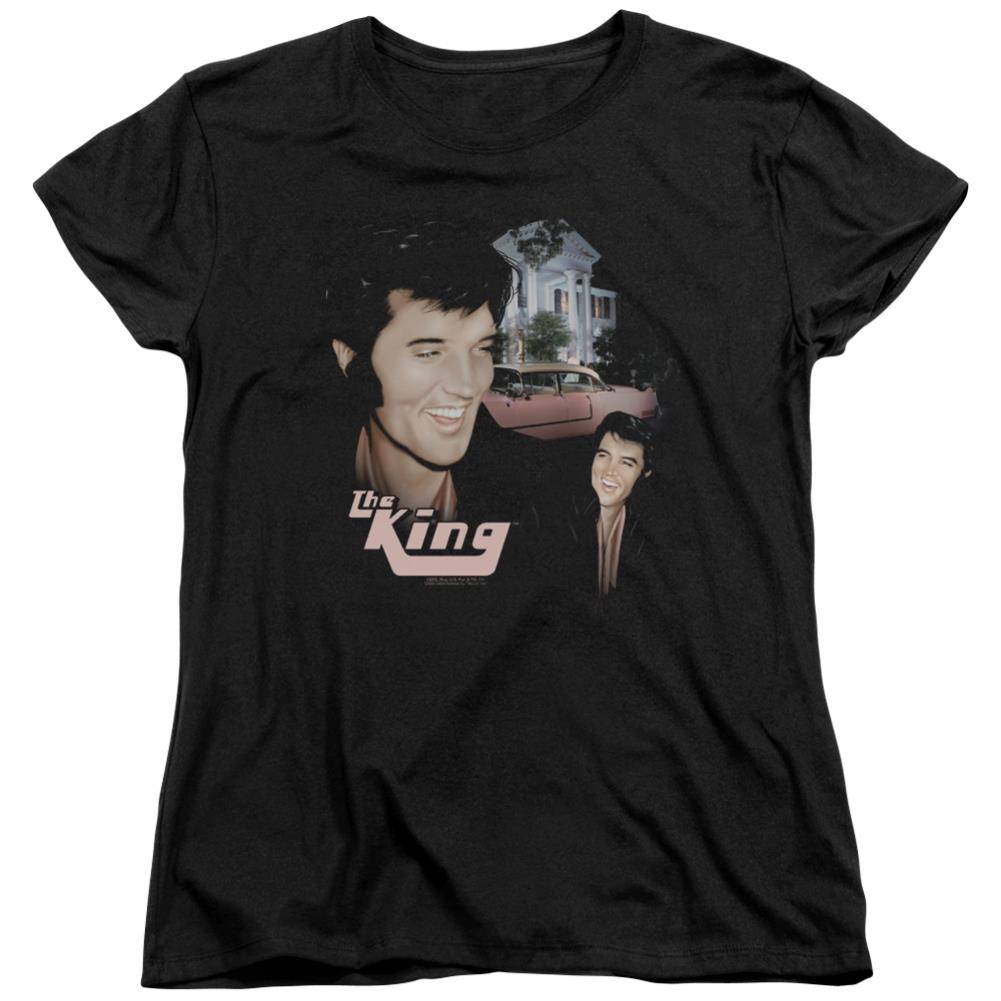 Elvis Presley Home Sweet Home Women's 18/1 Cotton Short-Sleeve T-Shirt