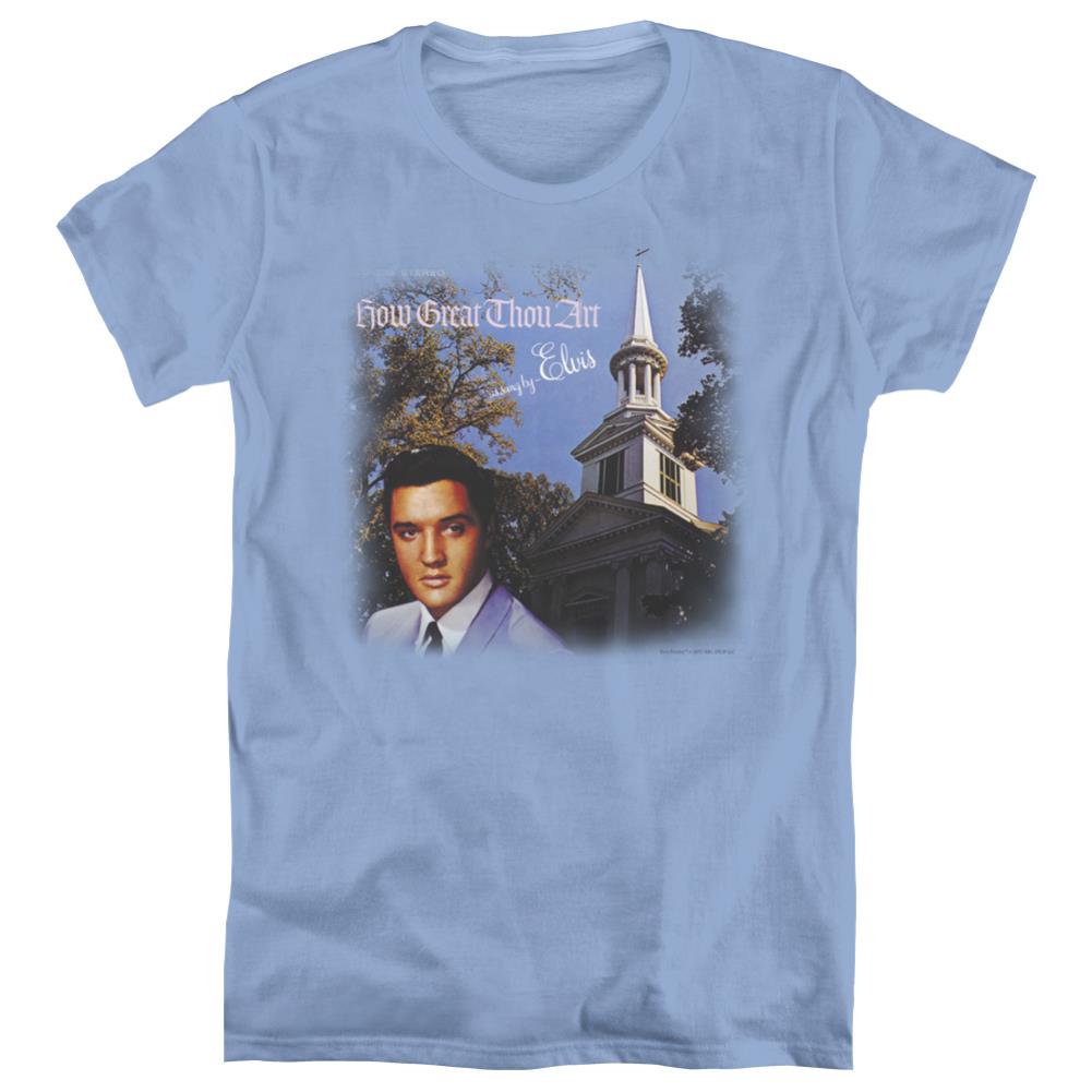 Elvis Presley How Great Thou Art Women's 18/1 Cotton Short-Sleeve T-Shirt