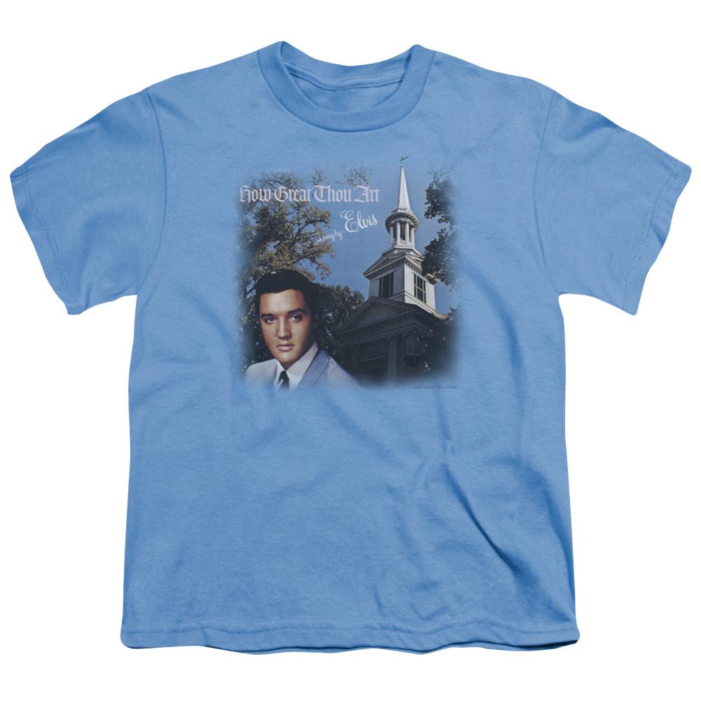 Elvis Presley How Great Thou Art Youth 18/1 100% Cotton Short-Sleeve T-Shirt