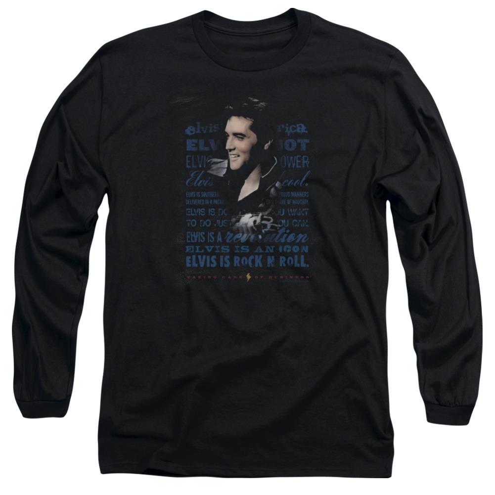 Elvis Presley Icon Men's 18/1 Cotton Long-Sleeve T-Shirt