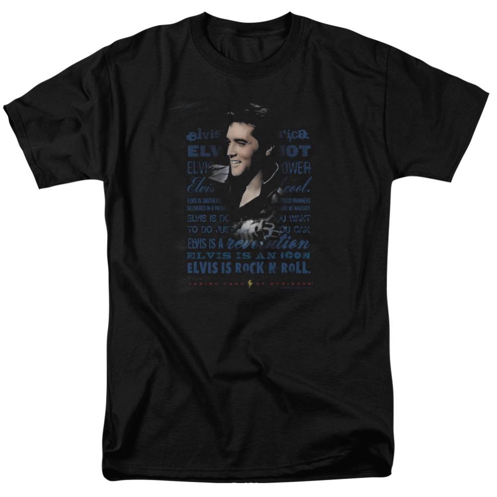 Elvis Presley Icon Men's 18/1 Cotton Short-Sleeve T-Shirt