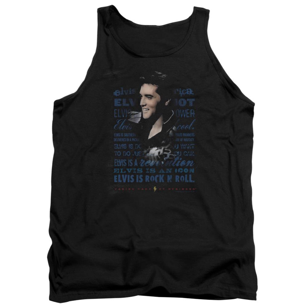 Elvis Presley Icon Men's 18/1 Cotton Tank Top