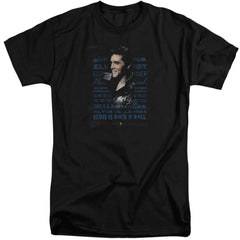 Elvis Presley Icon Men's 18/1 Tall Cotton Short-Sleeve T-Shirt