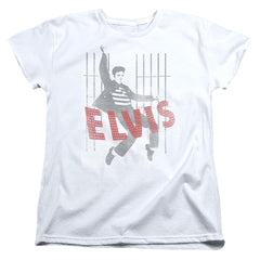 Elvis Presley Iconic Pose Women's 18/1 Cotton Short-Sleeve T-Shirt