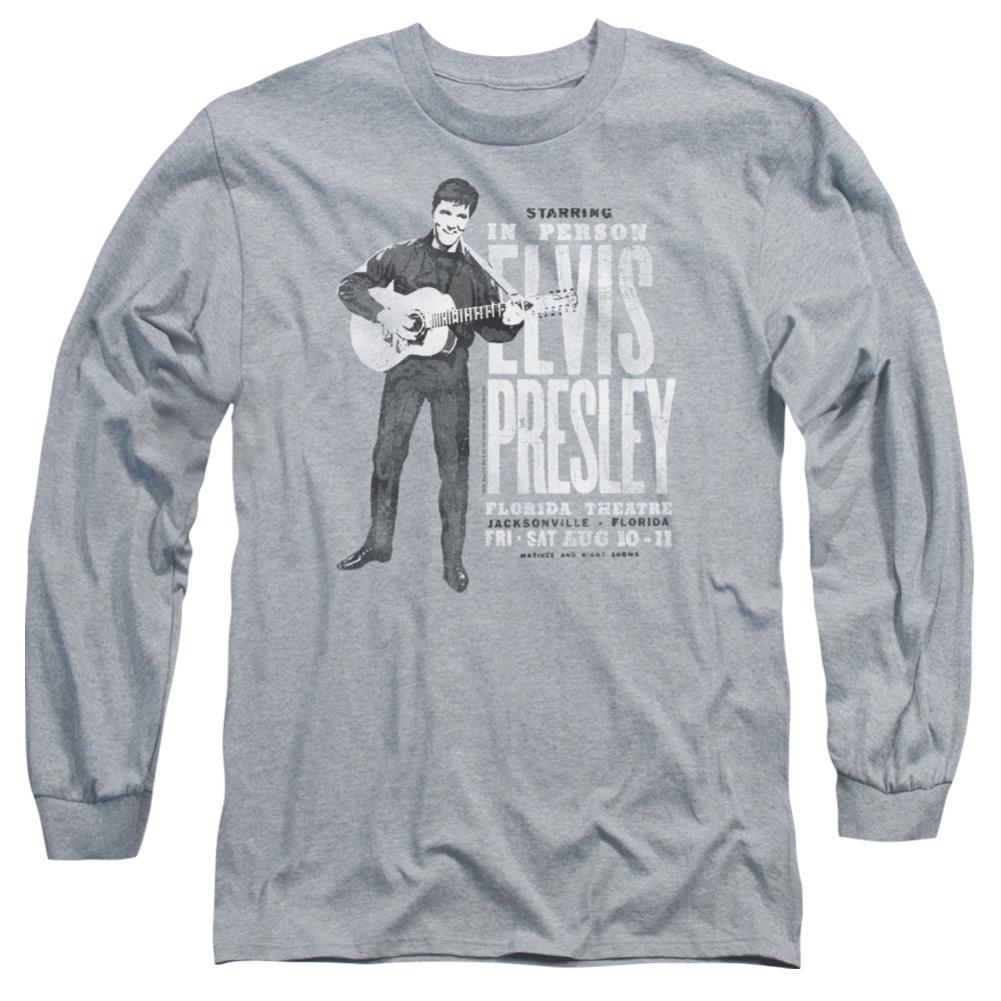 Elvis Presley In Person Men's 18/1 Cotton Long-Sleeve T-Shirt