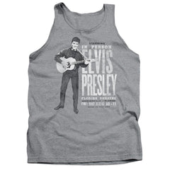 Elvis Presley In Person Men's 18/1 Cotton Tank Top