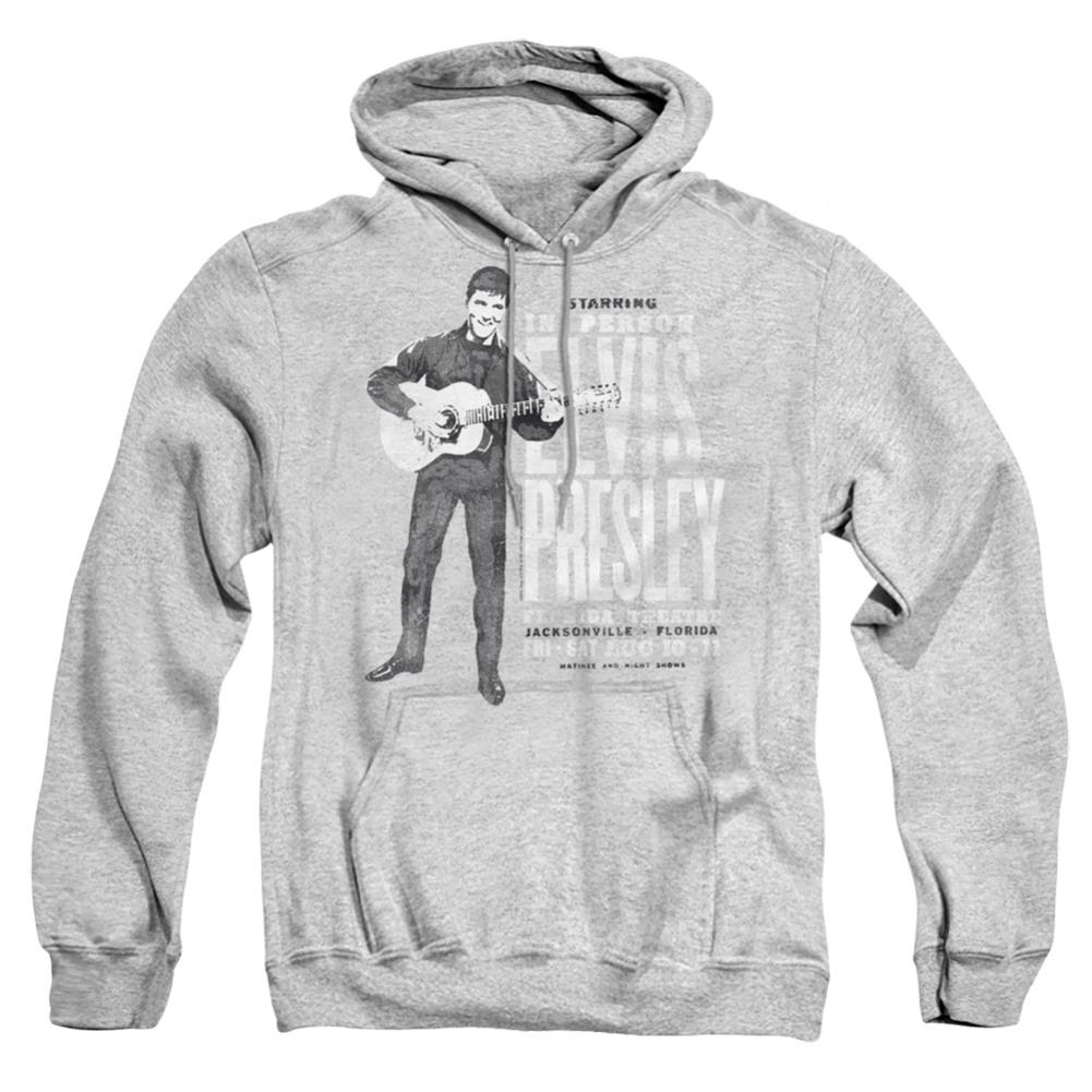 Elvis Presley In Person Men's Pull-Over 75 25 Poly Hoodie