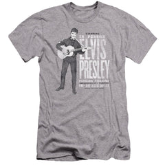 Elvis Presley In Person Men's Ultra-Soft 30/1 Cotton Slim Short-Sleeve T-Shirt
