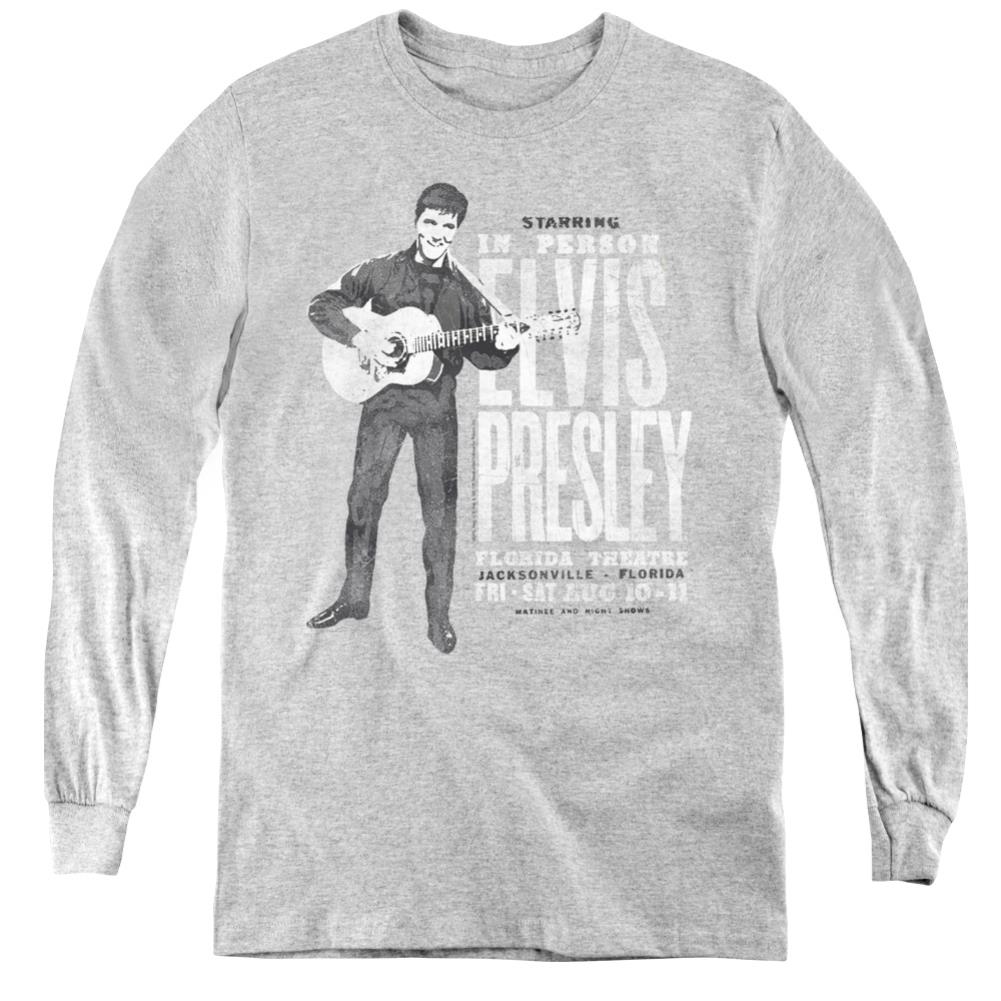 Elvis Presley In Person Youth Long-Sleeve T-Shirt