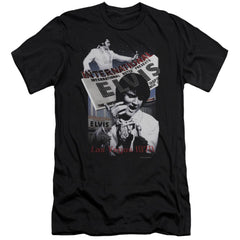 Elvis Presley International Hotel Men's Ultra-Soft 30/1 Cotton Slim Short-Sleeve T-Shirt