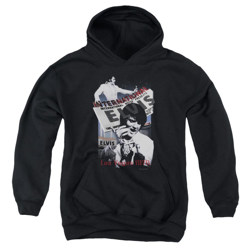 Elvis Presley International Hotel Youth Cotton Poly Pull-Over Hoodie