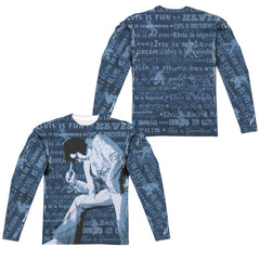 Elvis Presley Is Everything Men's Regular Fit Polyester Long-Sleeve T-Shirt