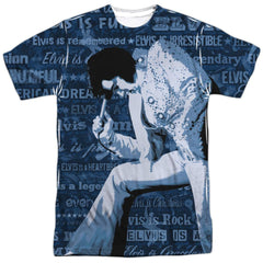 Elvis Presley Is Everything Men's Regular Fit Polyester Short-Sleeve T-Shirt