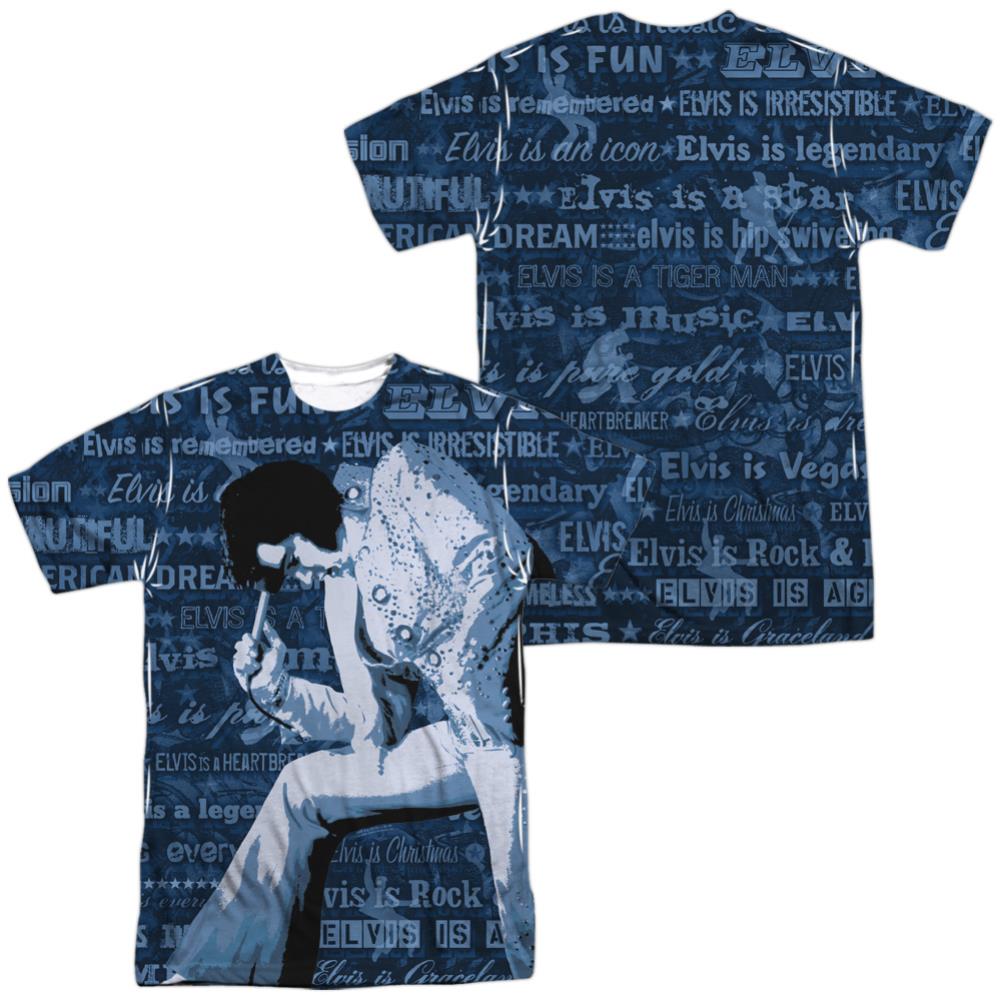 Elvis Presley Is Everything Men's Regular Fit Polyester Short-Sleeve T-Shirt