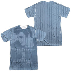 Elvis Presley Jailhouse Poster All Over Men's Regular Fit Polyester Short-Sleeve T-Shirt