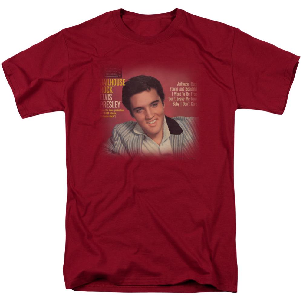 Elvis Presley Jailhouse Rock 45 Men's 18/1 Cotton Short-Sleeve T-Shirt