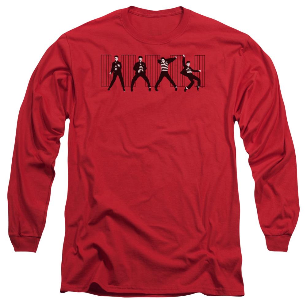 Elvis Presley Jailhouse Rock Men's 18/1 Cotton Long-Sleeve T-Shirt
