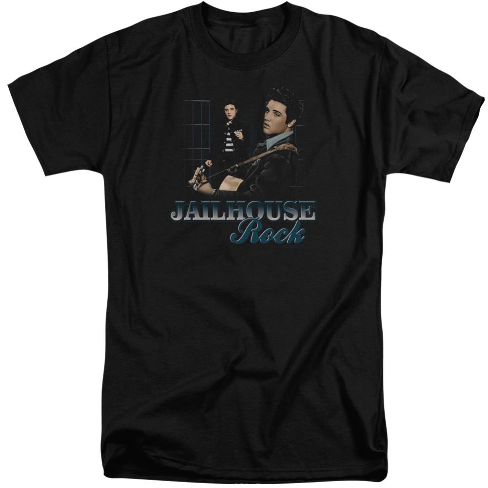 Elvis Presley Jailhouse Rock Men's 18/1 Tall Cotton Short-Sleeve T-Shirt