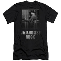 Elvis Presley Jailhouse Rock Men's Ultra-Soft 30/1 Cotton Slim Short-Sleeve T-Shirt
