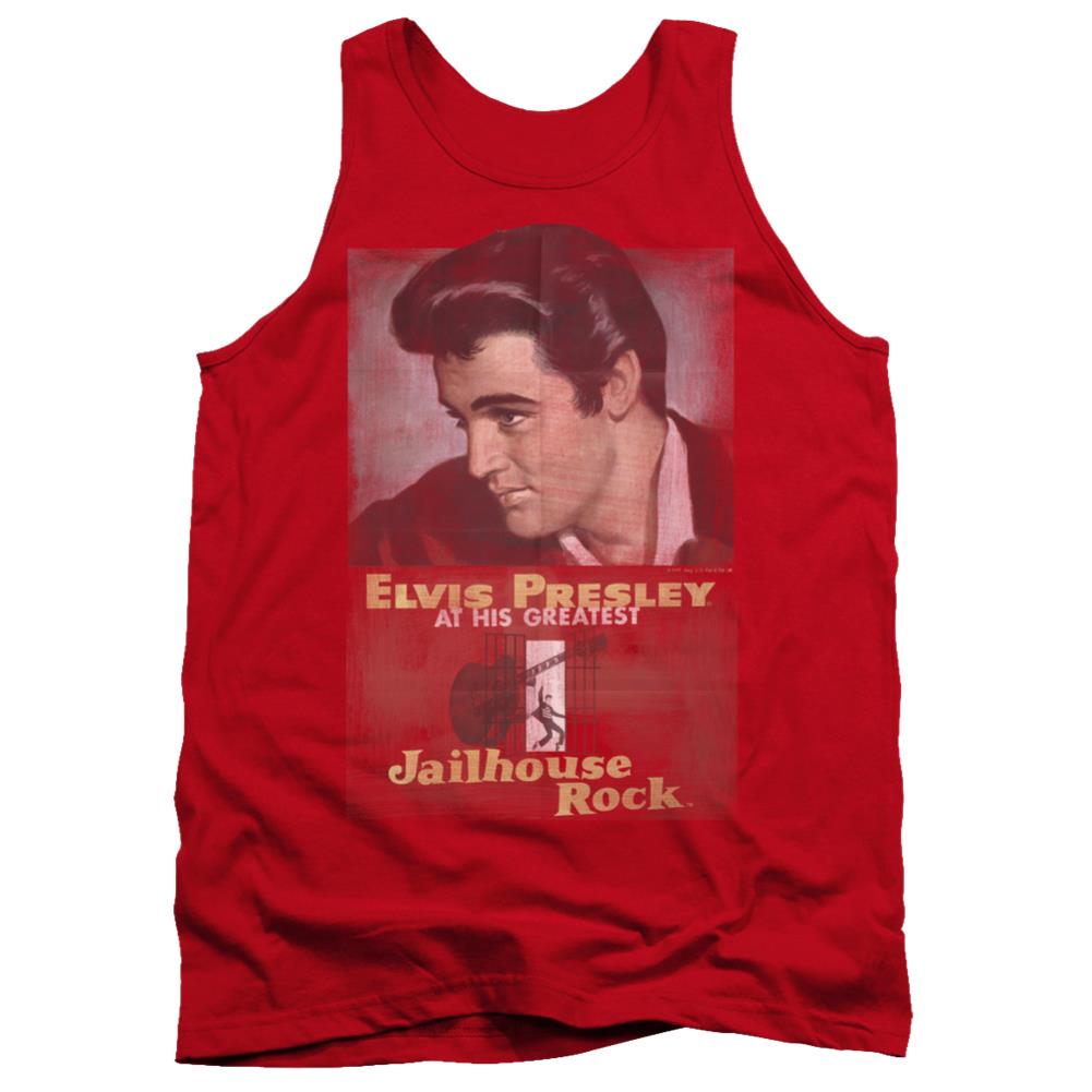 Elvis Presley Jailhouse Rock Poster Men's 18/1 Cotton Tank Top