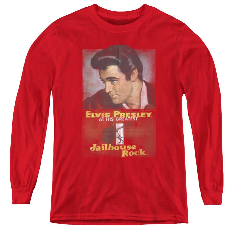 Elvis Presley Jailhouse Rock Poster Youth Long-Sleeve T-Shirt