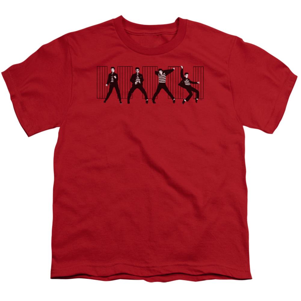 Elvis Presley Jailhouse Rock Youth 18/1 100% Cotton Short-Sleeve T-Shirt