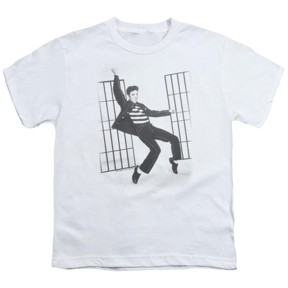 Elvis Presley Jailhouse Rock Youth 18/1 100% Cotton Short-Sleeve T-Shirt