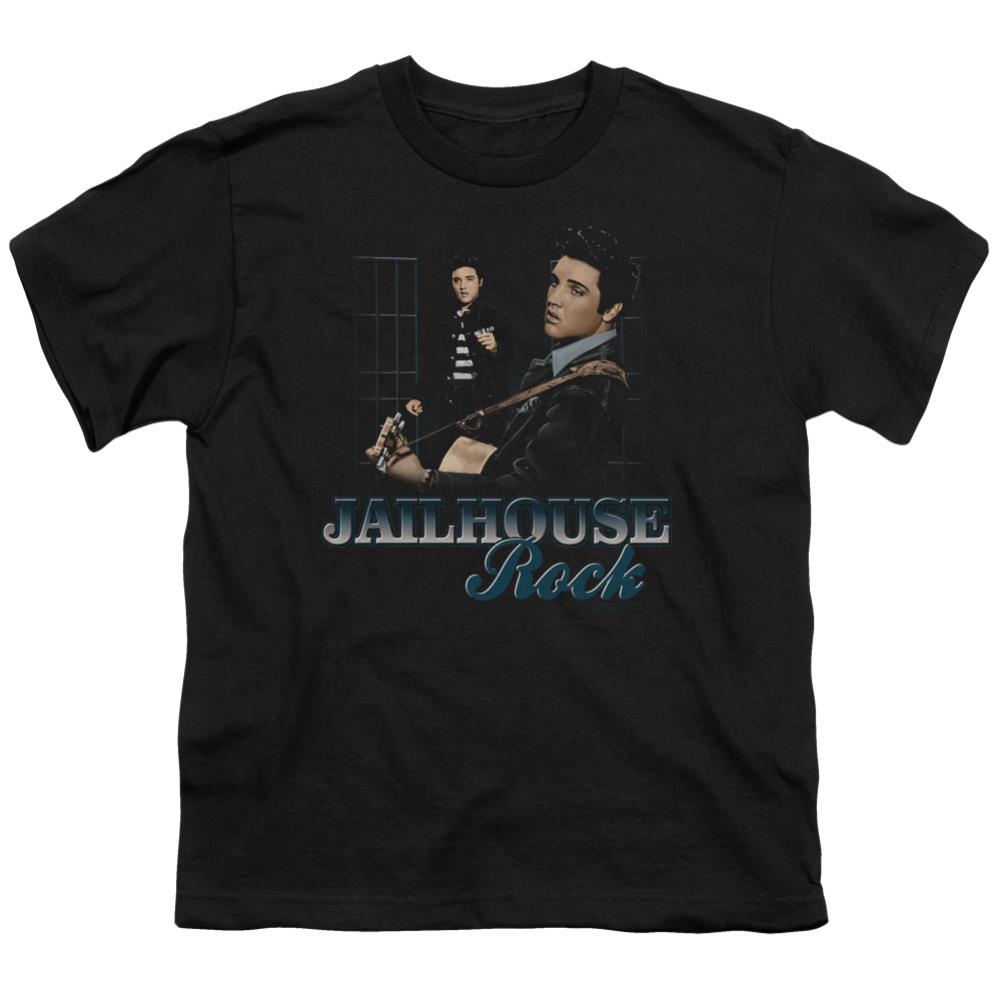 Elvis Presley Jailhouse Rock Youth 18/1 100% Cotton Short-Sleeve T-Shirt