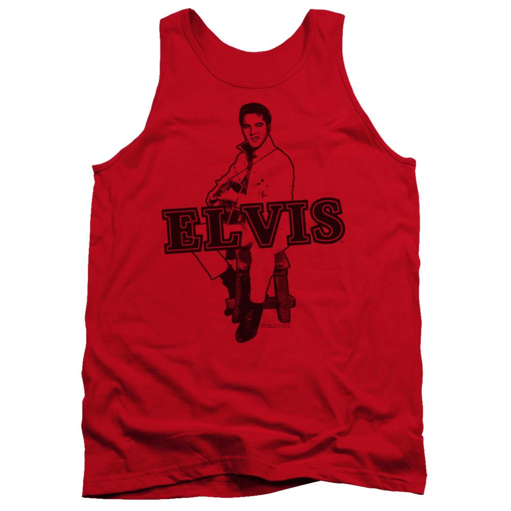 Elvis Presley Jamming Men's 18/1 Cotton Tank Top