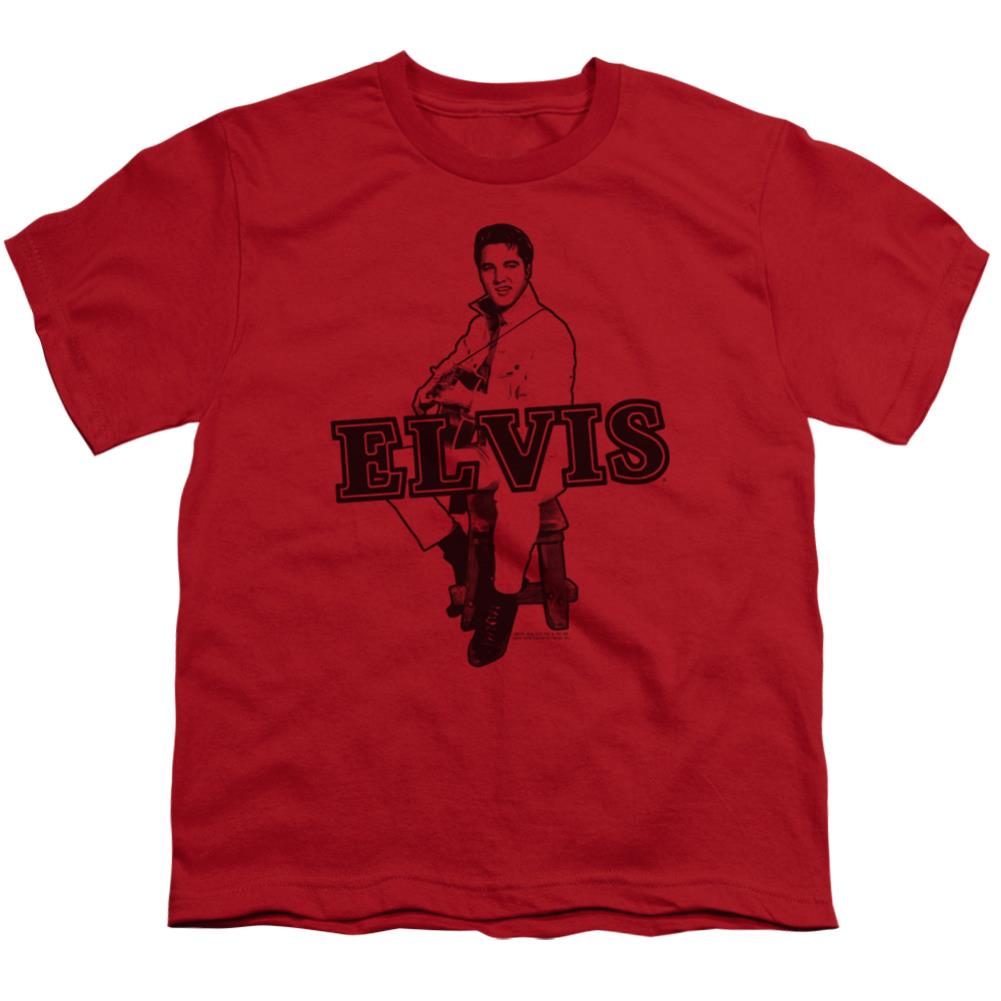 Elvis Presley Jamming Youth 18/1 100% Cotton Short-Sleeve T-Shirt