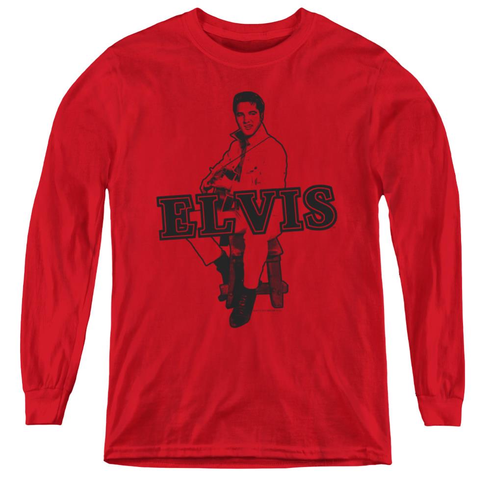 Elvis Presley Jamming Youth Long-Sleeve T-Shirt