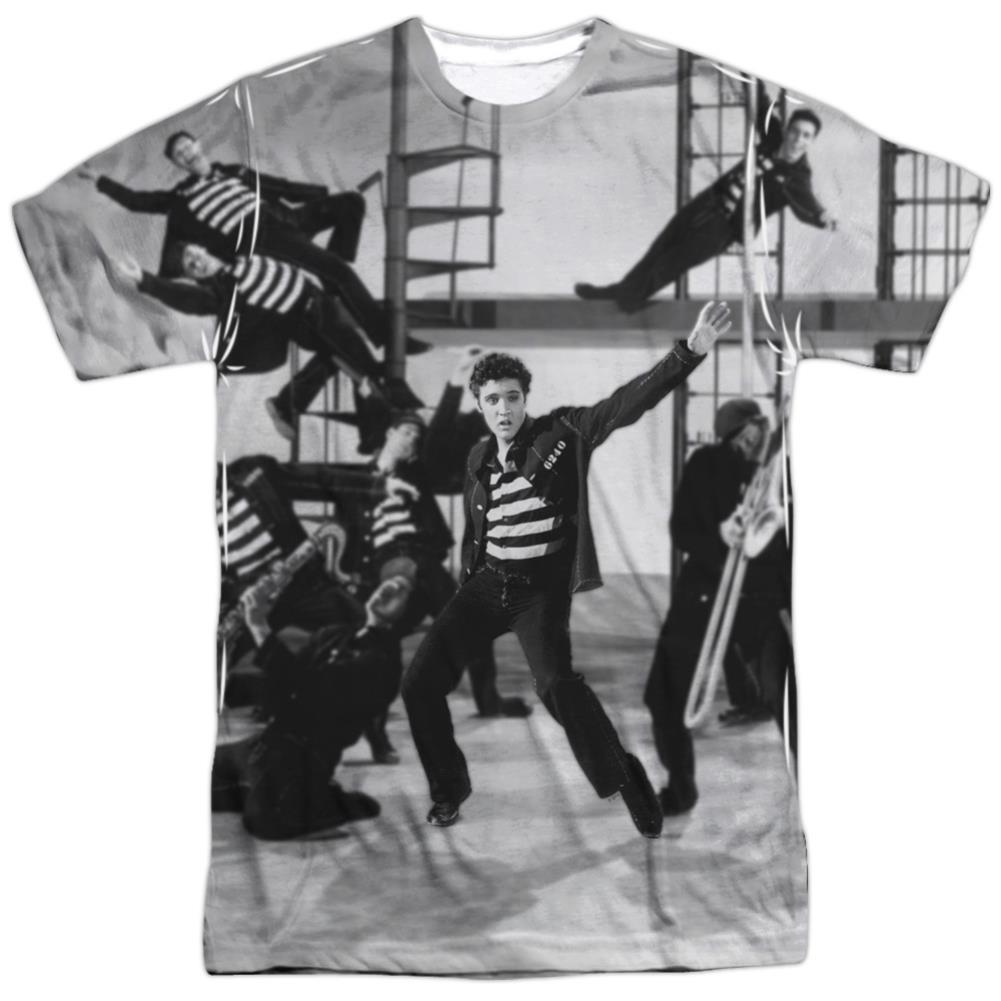 Elvis Presley Jubilant Felons Men's Regular Fit Polyester Short-Sleeve T-Shirt