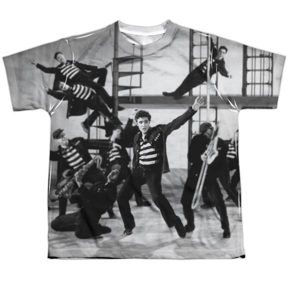Elvis Presley Jubilant Felons Youth Regular Fit Poly Short-Sleeve T-Shirt